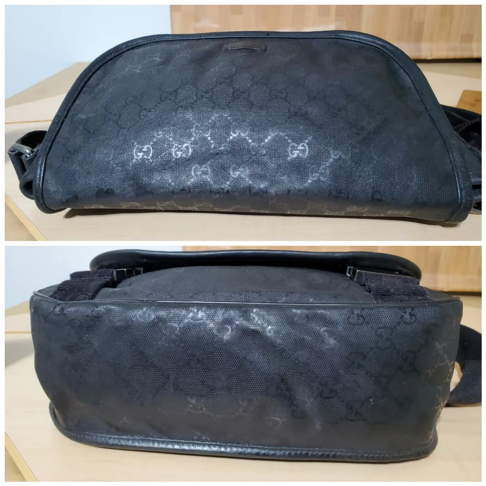 Gucci Imprime Monogram Flap Messenger Bag